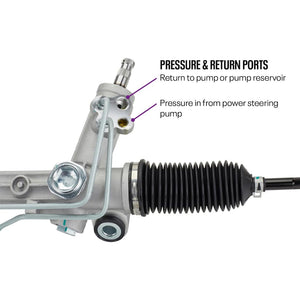 BRAND NEW Mustang II Power Steering Rack & Pinion, T-Bird Style