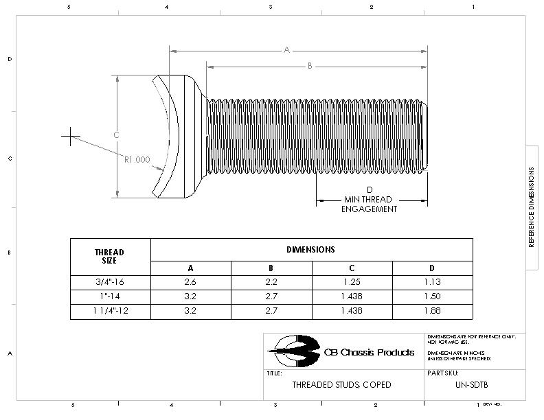 Weld-on Bolt Stud